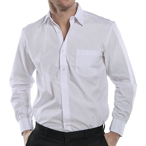 Beeswift Classic Long Sleeve Shirt White 14.5 CSW14.5