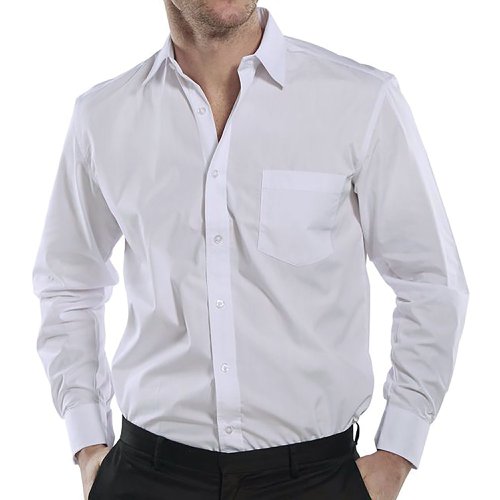 Beeswift Classic Long Sleeve Shirt White 15.5 CSW15.5