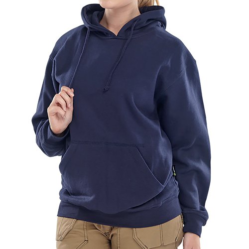 Beeswift Hooded Sweatshirt Navy Blue 2XL CLPCSHN2XL | Beeswift