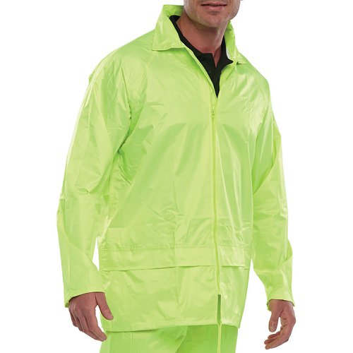 Beeswift Nylon B-Dri Weather Proof Jacket Saturn Yellow L NBDJSYL | Beeswift