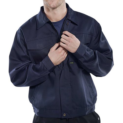 Beeswift Heavyweight Drivers Jacket Navy Blue 42