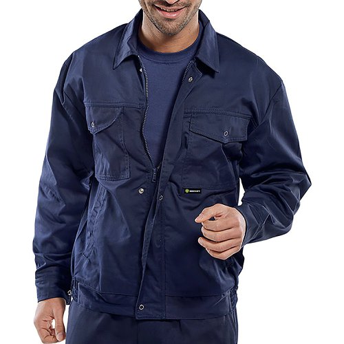 Beeswift Super Click Drivers Jacket Navy Blue 34