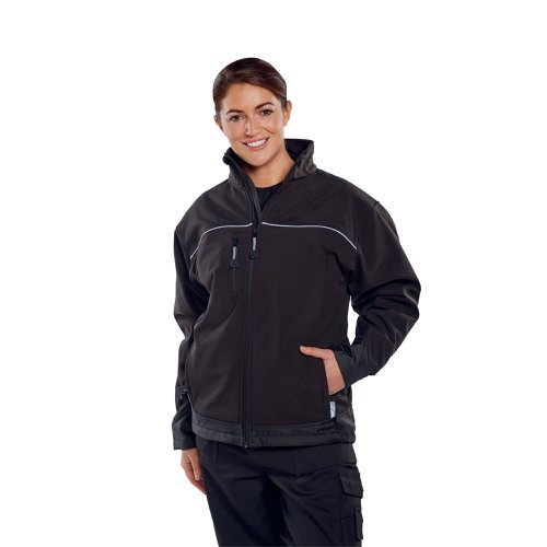 Beeswift Soft Shell Jacket Black Small