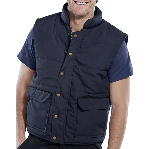 Beeswift Quebec Bodywarmer Navy Blue 4XL