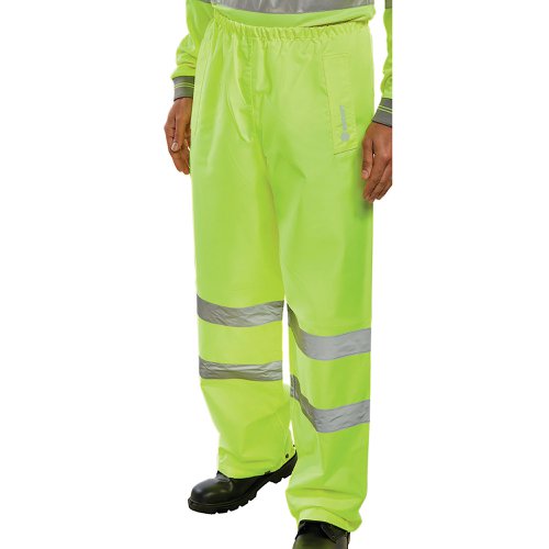 Beeswift High Visibility Traffic Trousers Saturn Yellow S TENSYS