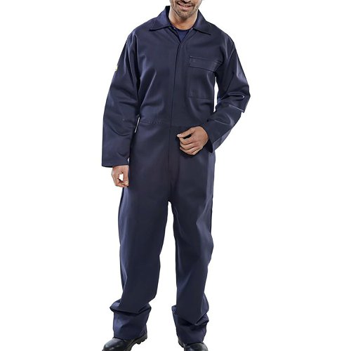 Beeswift Fire Retardant Boilersuit Navy Blue 36