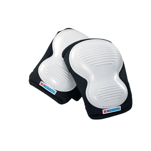 Beeswift B-Brand Poly Ridged Knee Pads 1 Pair Black