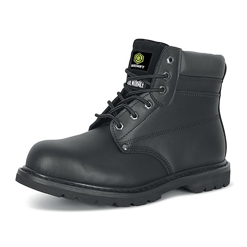 Beeswift Click Goodyear Welted 6 Inch Boots 1Pr Black 6 GWBMSBL06