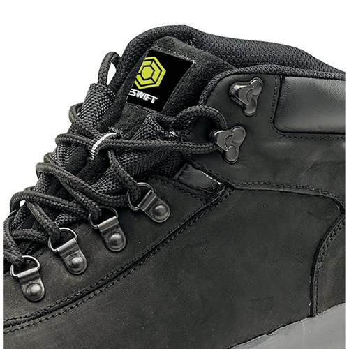 Beeswift Click Chukka SBP D-ring Lace Up Safety Boots 1Pr Black 12 CTF32BL12 BSW08849