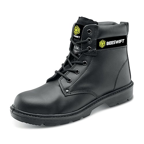 Beeswift Click Traders Dual Density PU 6 Inch Lace up S3 Safety Boots 1 Pair Black 07