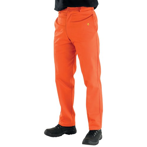 Beeswift Fire Retardant Trousers Orange 30