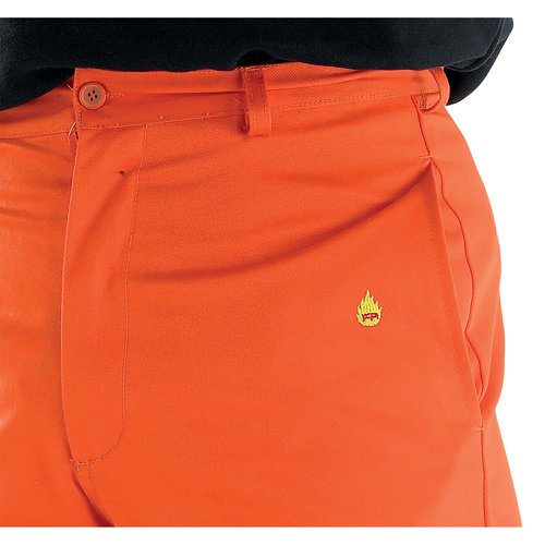 Beeswift Fire Retardant Trousers Orange 30 CFRTOR30 | Beeswift