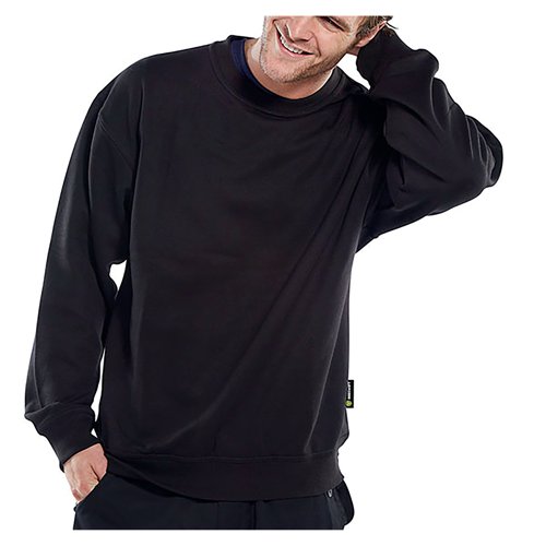 Beeswift Click Premium Sweatshirt Black S CPPCSBLS