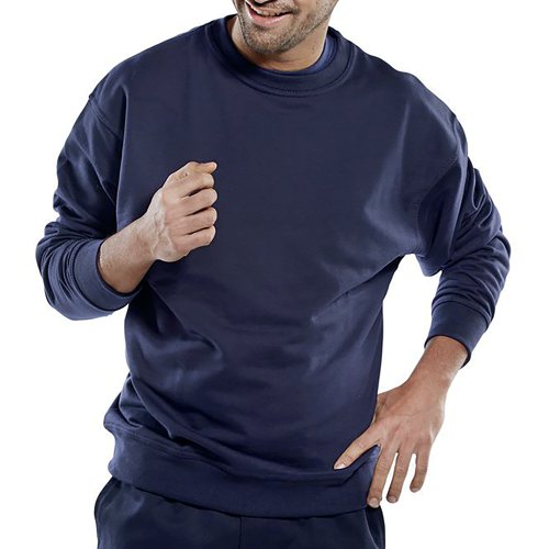 Beeswift Click Premium Sweatshirt Navy Blue S CPPCSNS