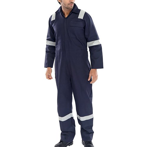 Beeswift Fire Retardant Boilersuit Nordic Design Navy Blue 38 CFRBSNDN38