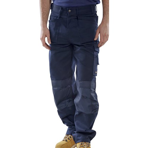 Beeswift Click Premium Multipurpose Trousers Navy Blue 30 CPMPTN30 | Beeswift