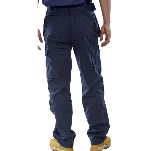 Beeswift Click Premium Multipurpose Trousers Navy Blue 30 CPMPTN30 | Beeswift