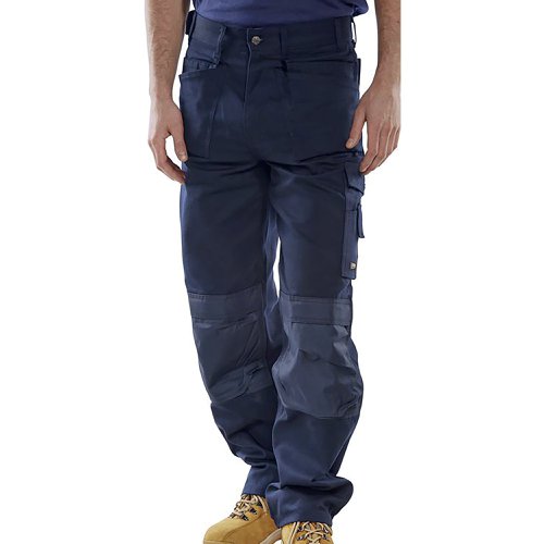 Beeswift Click Premium Multipurpose Trousers Navy Blue 30T CPMPTN30T | Beeswift