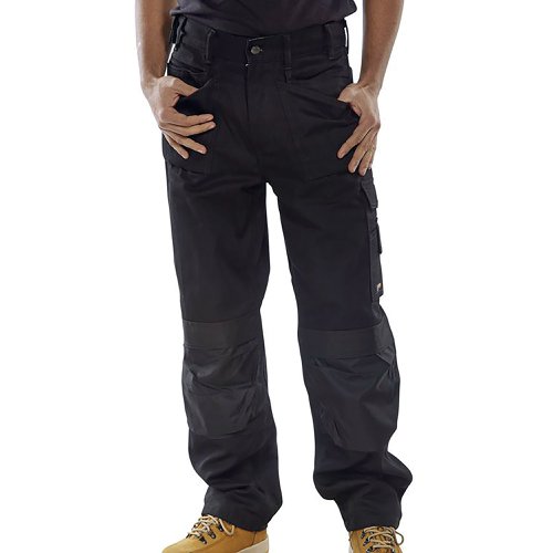 Beeswift Click Premium Multipurpose Trousers Black 30 CPMPTBL30 | Beeswift