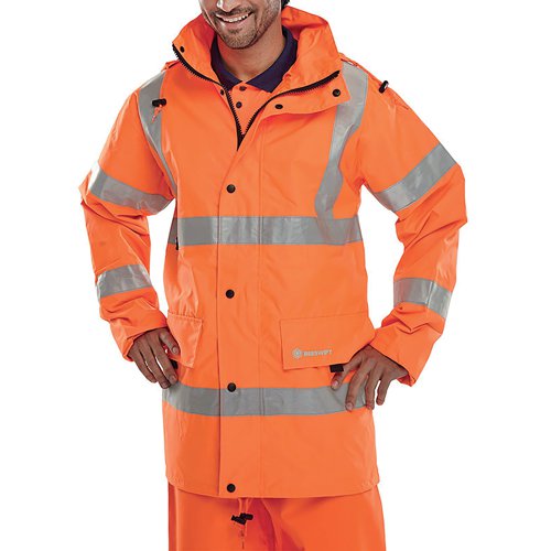 Beeswift Jubilee High Visibility Jacket Orange S JJORS | Beeswift