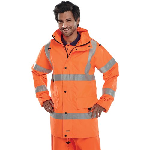 Beeswift Jubilee High Visibility Jacket Orange S JJORS | Beeswift