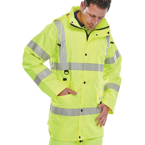 Beeswift Jubilee High Visibility Jacket Saturn Yellow S JJSYS | Beeswift