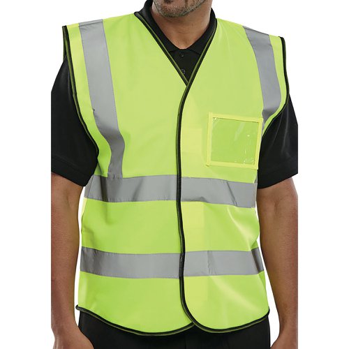 Beeswift High Visibility ID Vest SYellow XS BD108SYXS | Beeswift