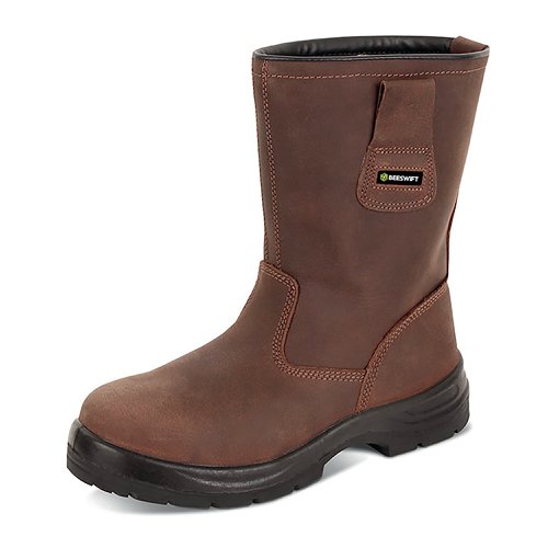 Beeswift Click S3 Pur Rigger Boots 1 Pair Brown 06