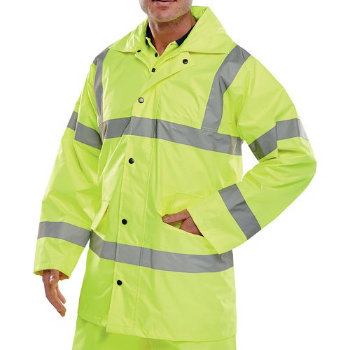 Beeswift High Visibility EN471 Lightweight Jacket Saturn Yellow L