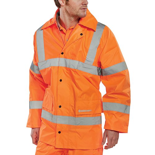 Beeswift High Visibility EN471 Lightweight Jacket Orange 4XL TJ8OR4XL