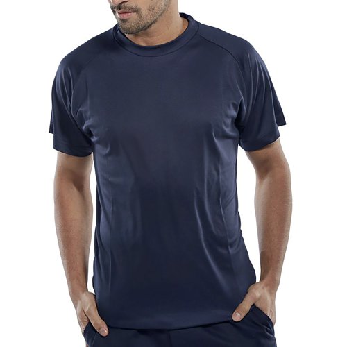 Beeswift Lightweight T-Shirt Navy Size 3XL BCTSN3XL