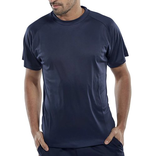 Beeswift Lightweight T-Shirt Navy Size 4XL BCTSN4XL