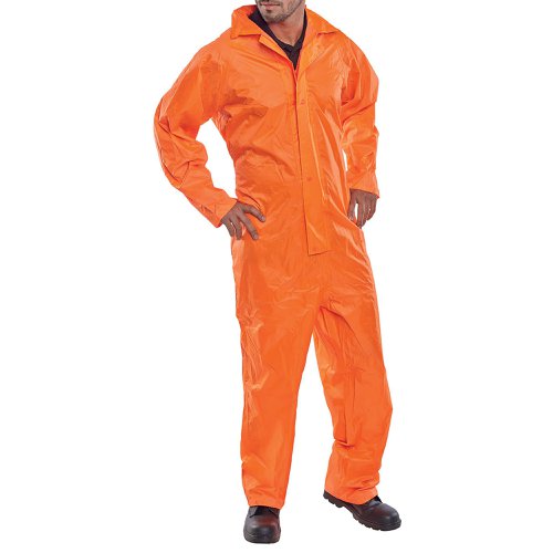 Beeswift Nylon B-Dri Coverall Orange L