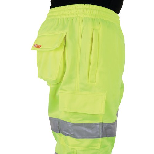 Beeswift High Visibility Fleece Jogging Bottoms Saturn Yellow S BSW19531