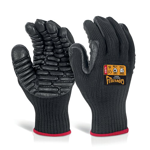 Beeswift Glovezilla Anti-Vibration Gloves Black XL GZAVGXL