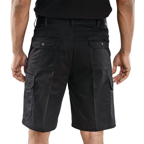 Beeswift Cargo Pocket Shorts Black 30 CLCPSBL30
