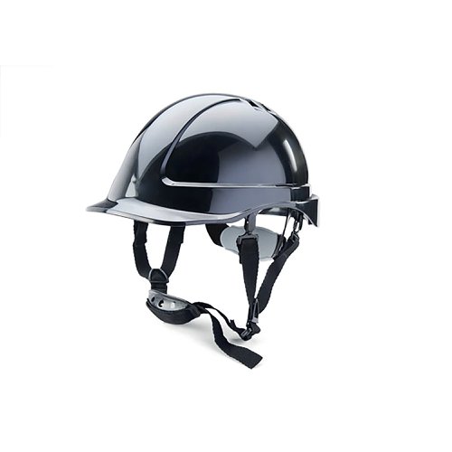 Beeswift B-Brand Reduced Peak Industrial Safety Helmet Black BBSHRPBL