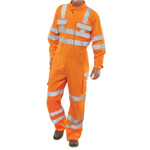 Beeswift B-Click ARC Compliant GO/RT Coverall Orange 40 CARC53OR40