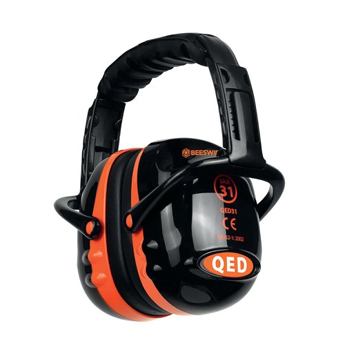 Beeswift QED31 Ear Defenders SNR 31 Black/Orange