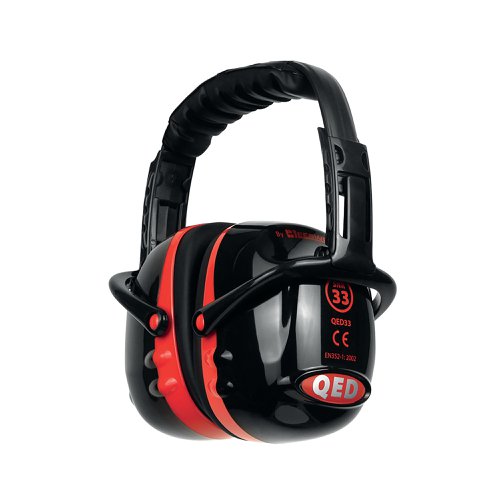 Beeswift QED33 Ear Defenders SNR 33 Red QED33