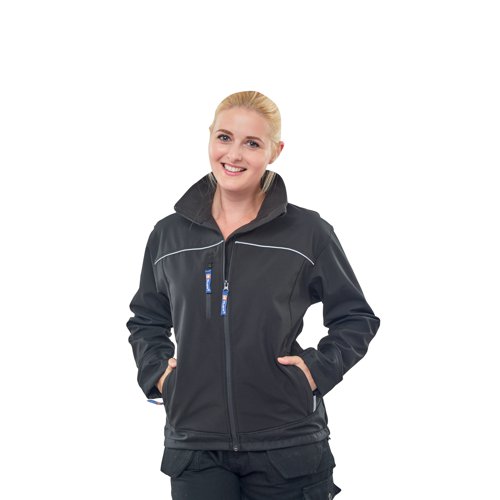 Beeswift Ladies Soft Shell Jacket Black XS LSSJBLXS