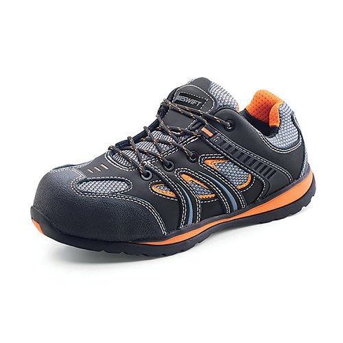 Beeswift Action Trainer 1 Pair Non Metallic Black/Orange 03