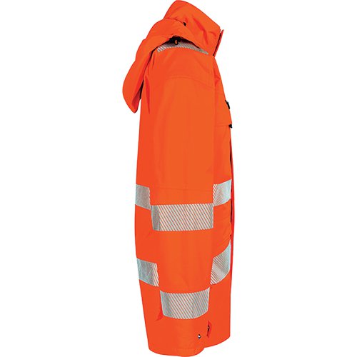 Beeswift Deltic High Visibility Foul Weather Jacket Orange 2XL