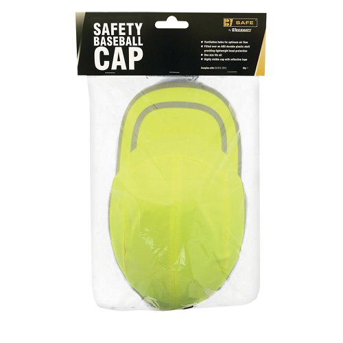 Beeswift Safety High Visibility Baseball Cap Saturn Yellow BS074Y