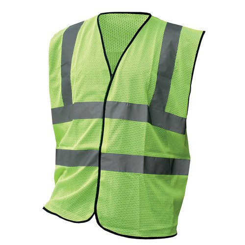 Beeswift High Visibility Mesh Vest Saturn Yellow S HVMWSYS