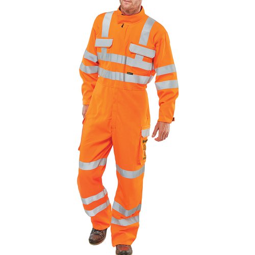 Beeswift ARC Compliant RIS Coverall Orange 36