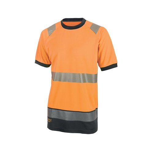 Beeswift High Visibility Short Sleeve T-Shirt Orange/Black 3XL