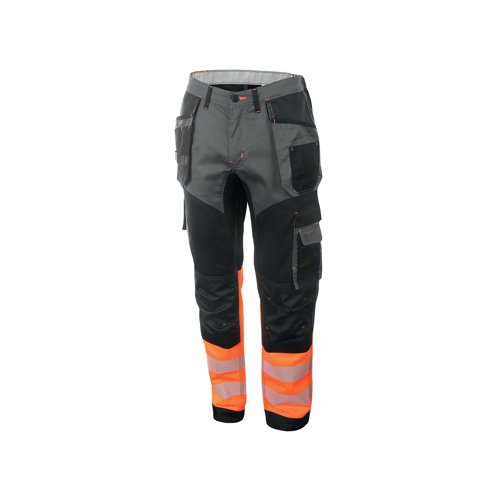 Beeswift High Visibility Two Tone Trousers Orange/Black 44T HVTT080ORBL44T