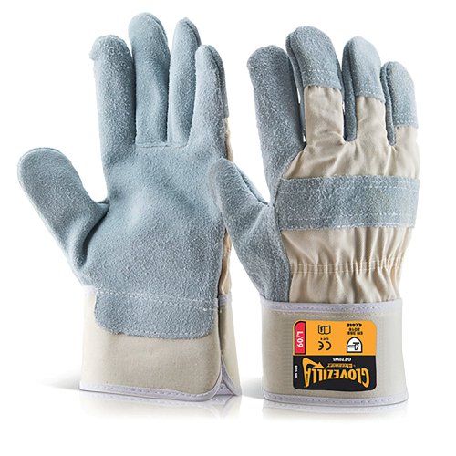 Beeswift Glovezilla Cut Resistant Rigger Gloves 1Pr White M GZ70WM