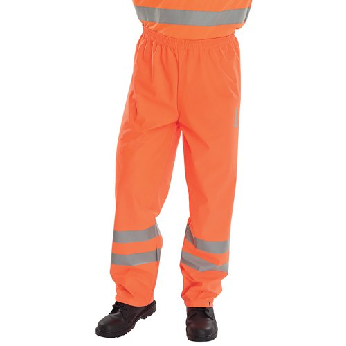 Beeswift Bseen PU Overtrousers Orange 3XL PUTOR3XL